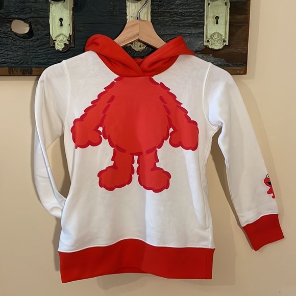 Universal Studios Japan Sesame Street Elmo Hoodie Sweater - Picture 4 of 14